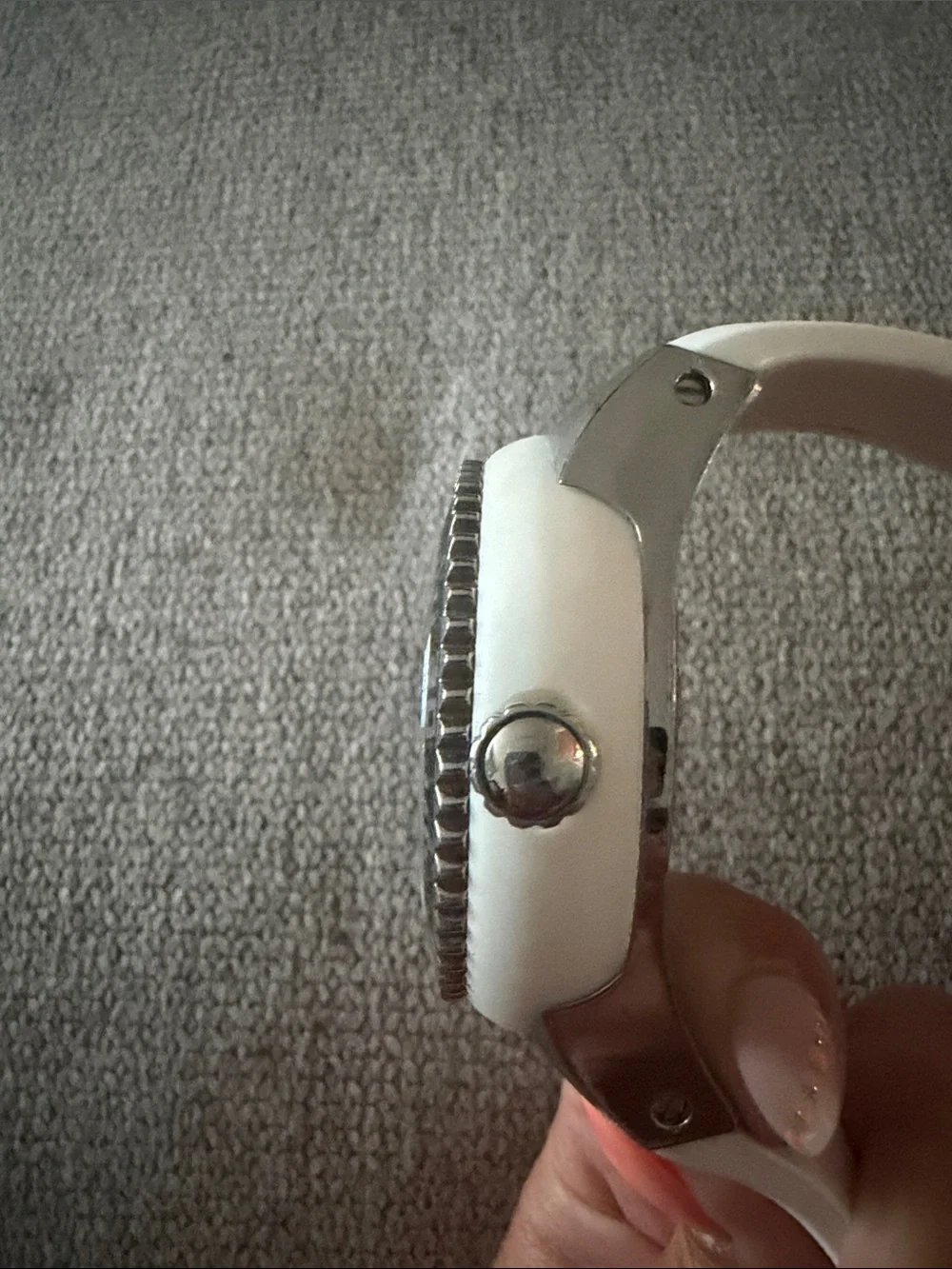 Jet Set White and Black Men's Sport Watch